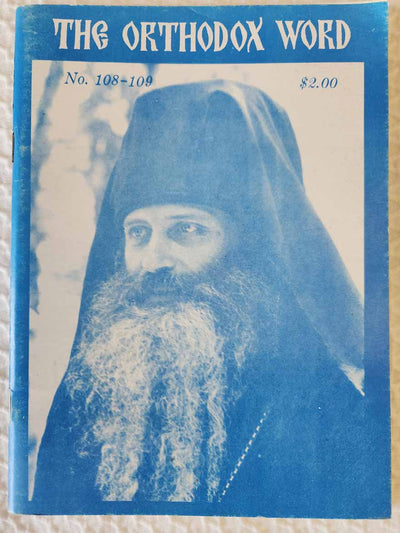 Orthodox Word 108-109 Jan-Apr 1983 RARE good1