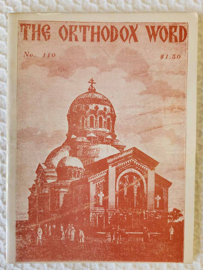 Orthodox Word 110 May-Jun 1983 RARE good1