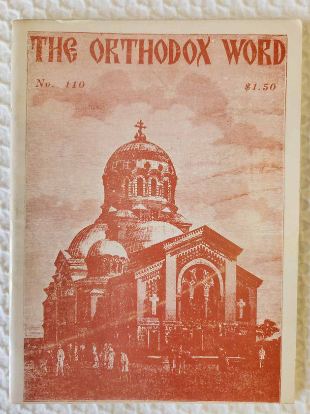 Orthodox Word 110 May-Jun 1983 RARE good1