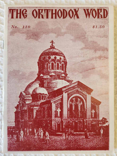 Orthodox Word 110 May-Jun 1983 RARE very good