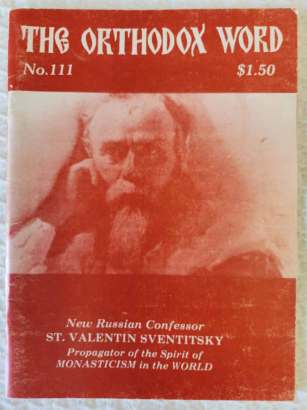 Orthodox Word 111 Jul-Aug 1983 RARE fair2
