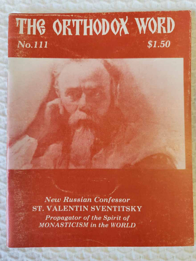 Orthodox Word 111 Jul-Aug 1983 RARE fair4
