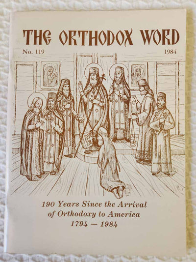Orthodox Word 119 Nov-Dec 1984 RARE very good4