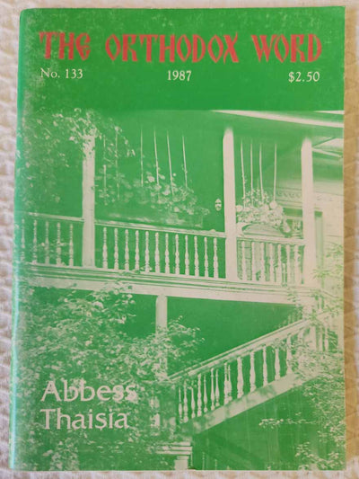 Orthodox Word 133 Mar-Apr 1987 RARE good1