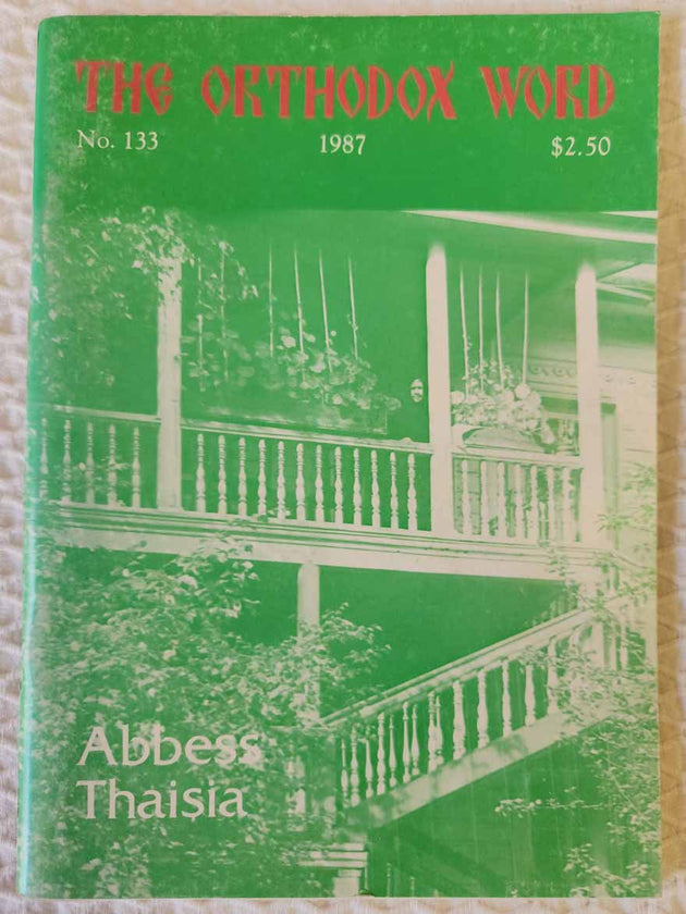 Orthodox Word 133 Mar-Apr 1987 RARE good1