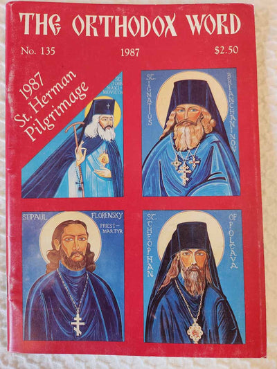 Orthodox Word 135 Jul-Aug 1987 RARE stained pgs