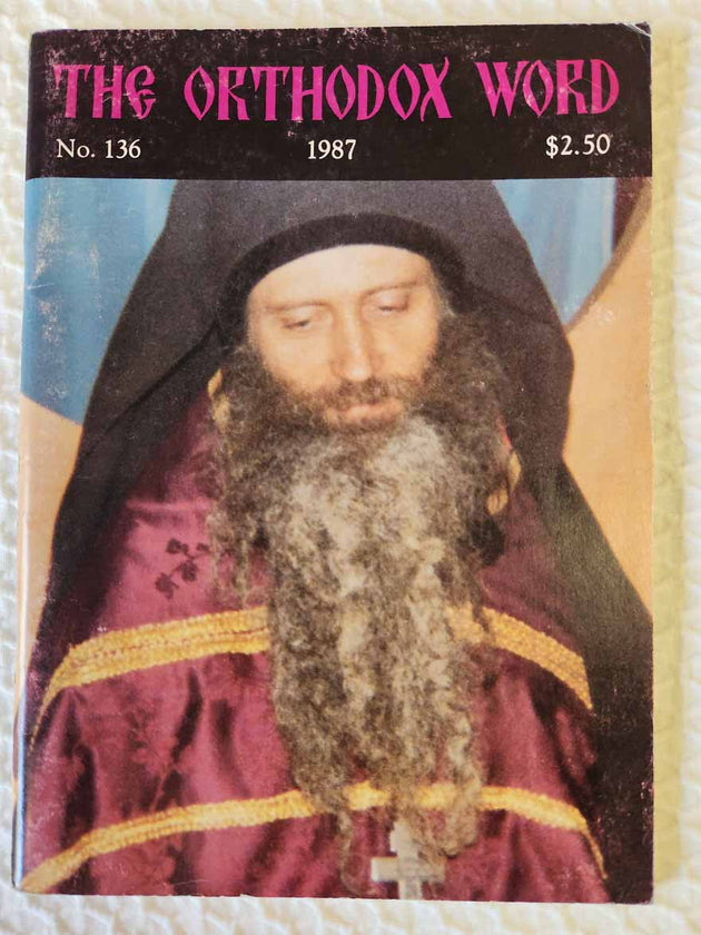 Orthodox Word 136 Sep-Oct 1987 RARE fair1