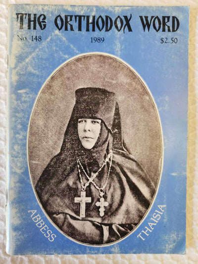 Orthodox Word 148 Sep-Oct 1989 VERY RARE poor1