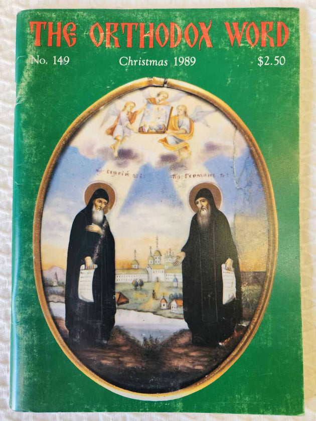 Orthodox Word 149 Nov-Dec 1989 RARE good1