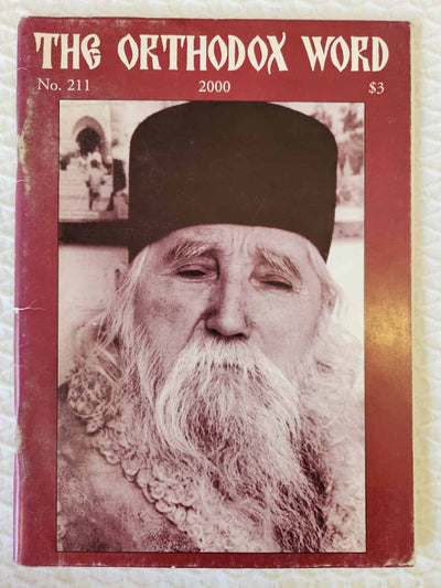 Orthodox Word 211 Mar-Apr 2000 RARE poor1
