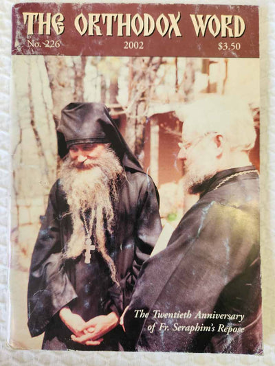 Orthodox Word 226 Sep-Oct 2002 RARE poor1