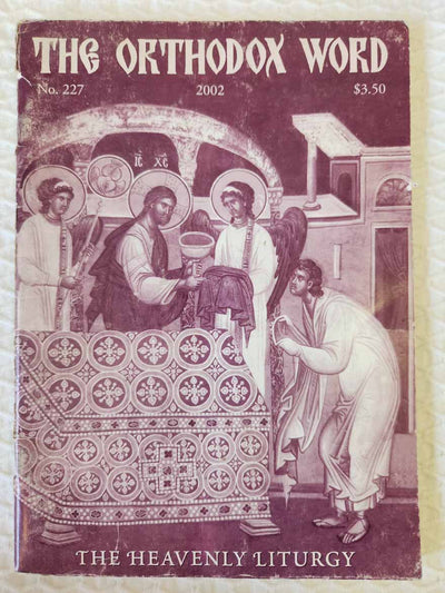 Orthodox Word 227 Nov-Dec 2002 RARE poor1