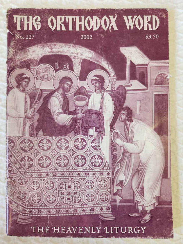 Orthodox Word 227 Nov-Dec 2002 RARE poor1