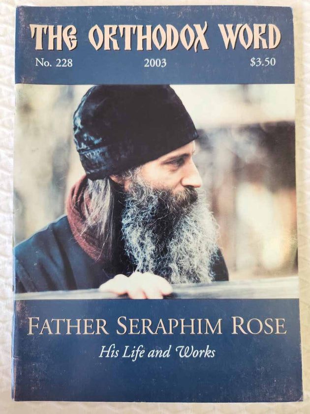 Orthodox Word 228 Jan-Feb 2003 RARE good1