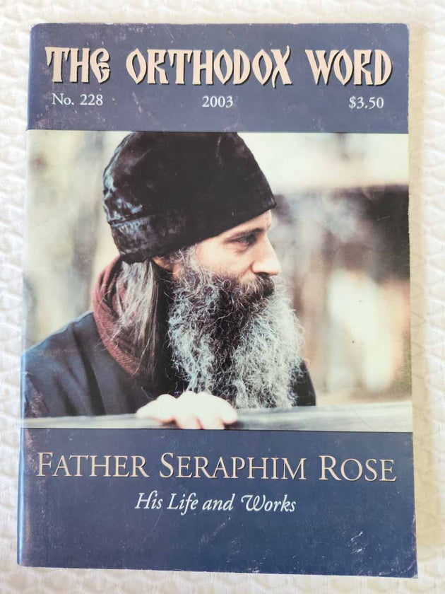 Orthodox Word 228 Jan-Feb 2003 RARE poor1