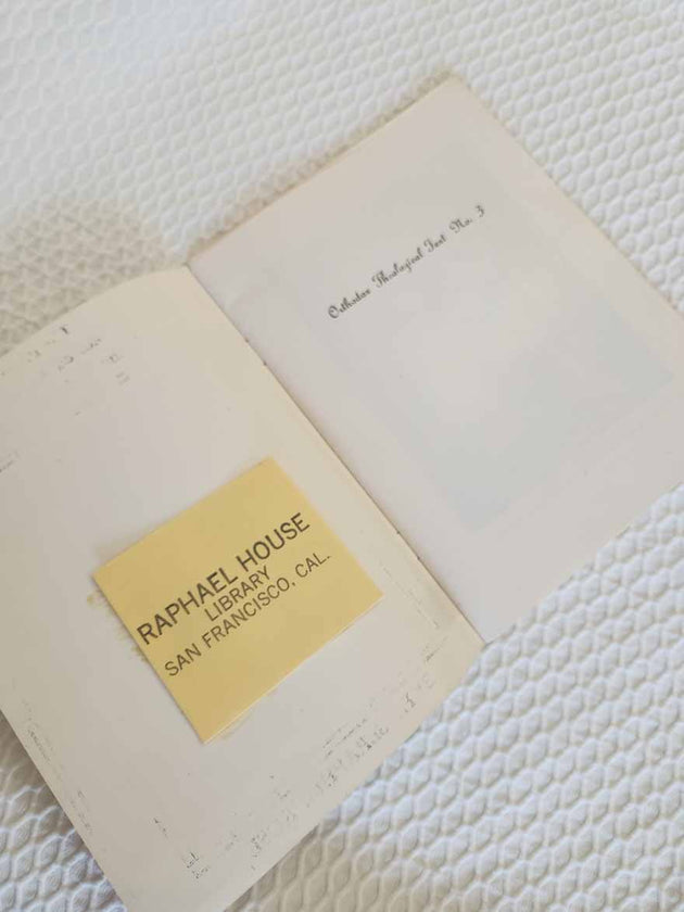 Place of Blessed Augustine 1st Ed rare