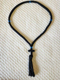 Mount Athos Prayer Rope 100 BLK BLUbds CT2