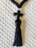 Mount Athos Prayer Rope 100 BLK FrostyBds CT