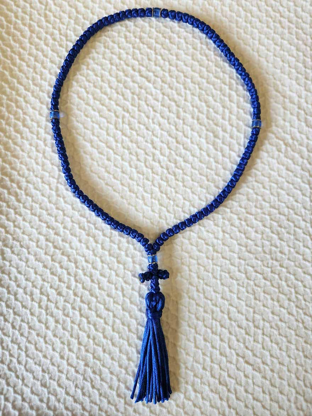 Mount Athos Prayer Rope 100 BLU BLUbds CT