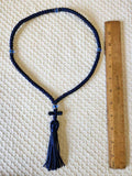 Mount Athos Prayer Rope 100 DkBLU BLUbds CT