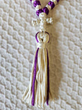 Mount Athos Prayer Rope 100 PUR WHT PURbds CT