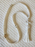 Mount Athos Prayer Rope 100 WHT CLRbds CrossBd CT