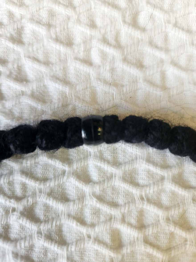 Mount Athos Prayer Rope 100 WOOL BLKbds