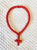 Mount Athos Prayer Rope 50 RED REDbds C
