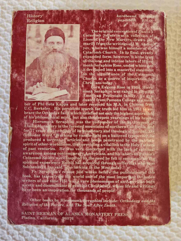Russias Catacomb Saints VERY RARE damaged broken
