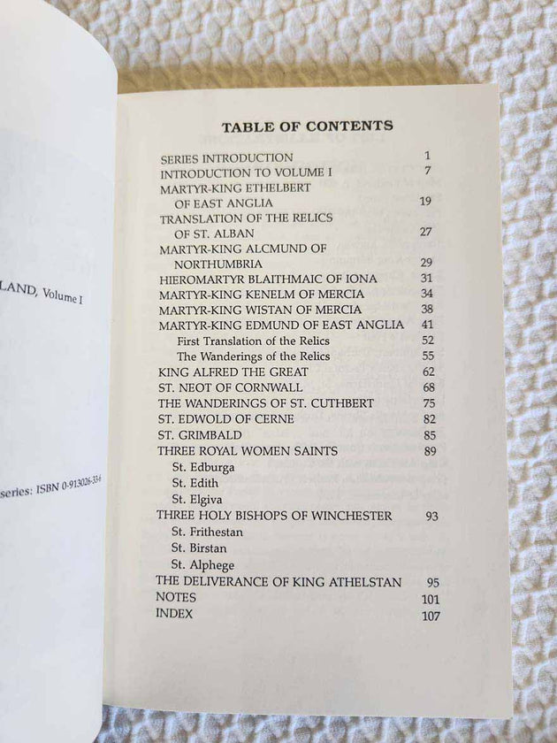 Saints Anglo-Saxon England Volume 1 rare