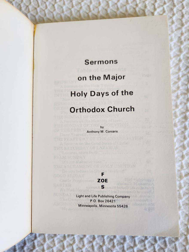 Sermons on the Major Holy Days rare