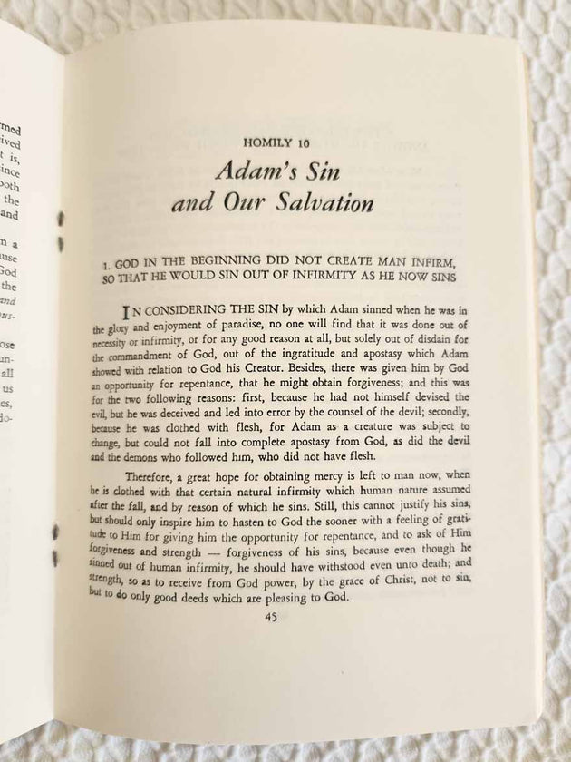 Sin of Adam by Saint Symeon 1st Ed rare