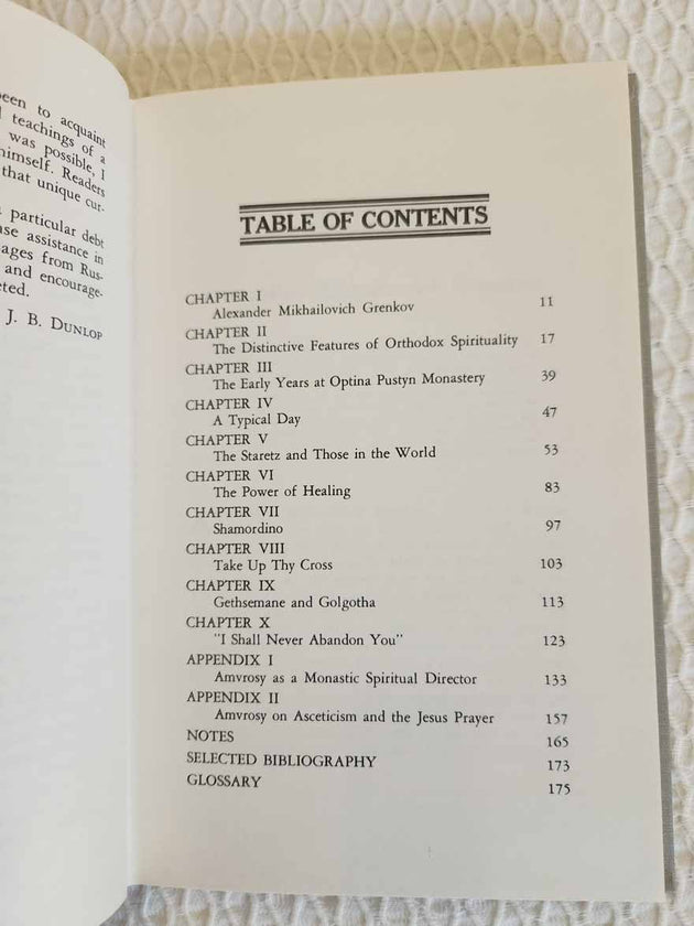 Staretz Amvrosy by John B Dunlop Rare