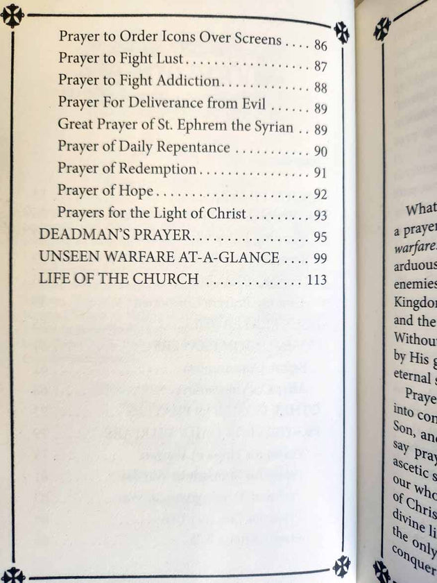 Unseen Warfare Prayer Book Hardbound