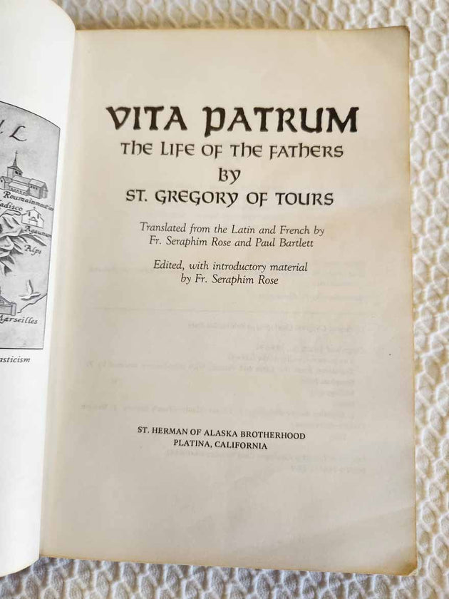 Vita Patrum by Gregory of Tours RARE poor