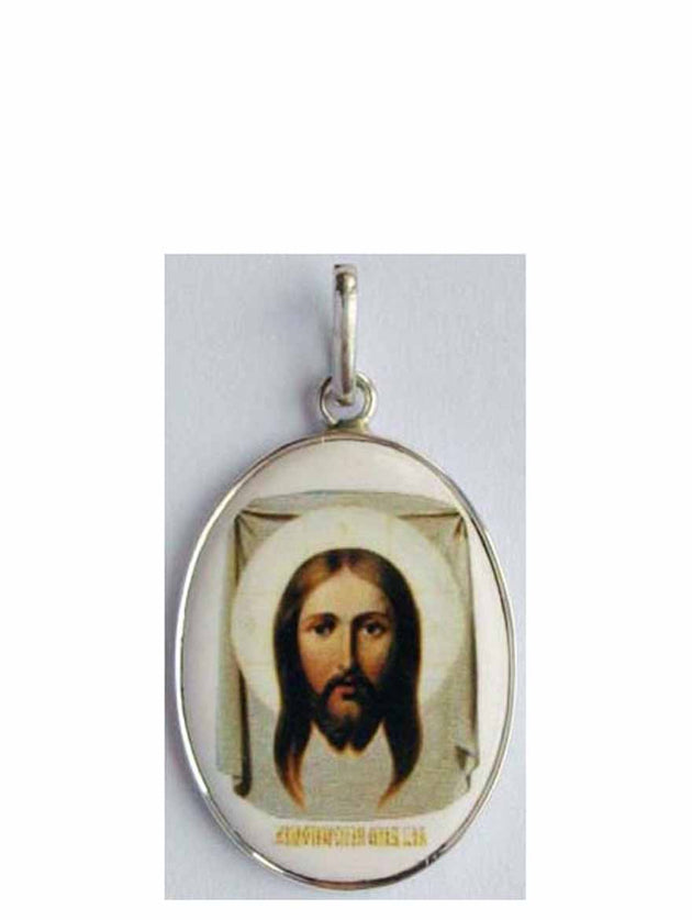 B500Lg Porcelain Christ Icon Pendant