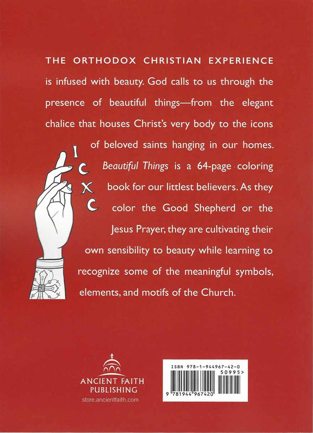 Beautiful Things An Orthodox Coloring Book