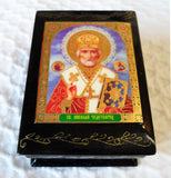 Box Small St Nicholas mitre soft