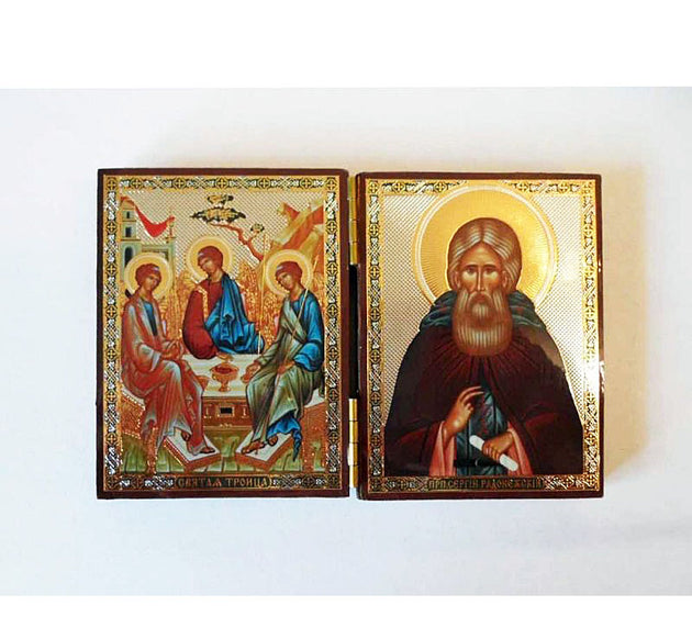 Holy Trinity and Sergius of Radonezh DiptychSmall002