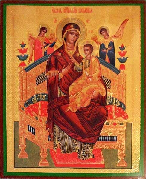 Enthroned Mother of God Russian