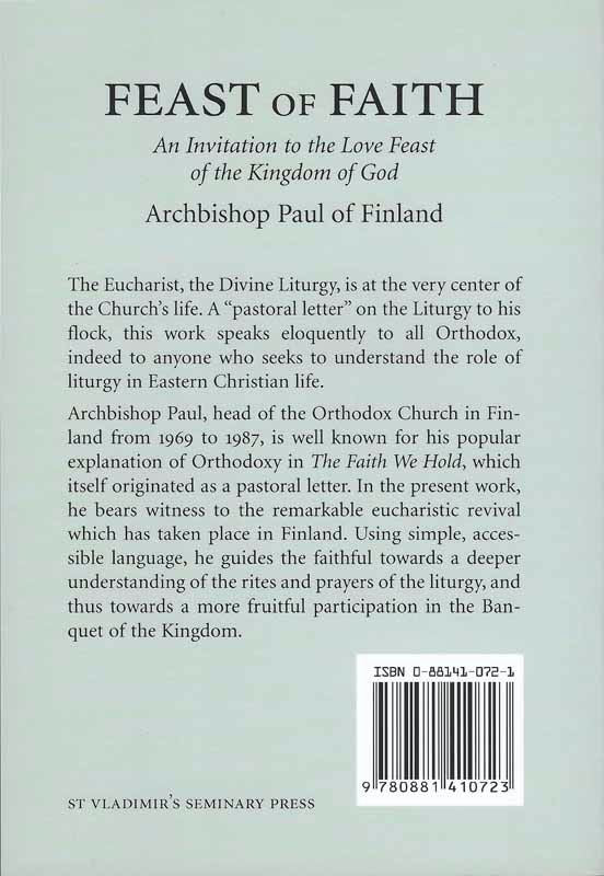 Feast of Faith by Archbishop Paul