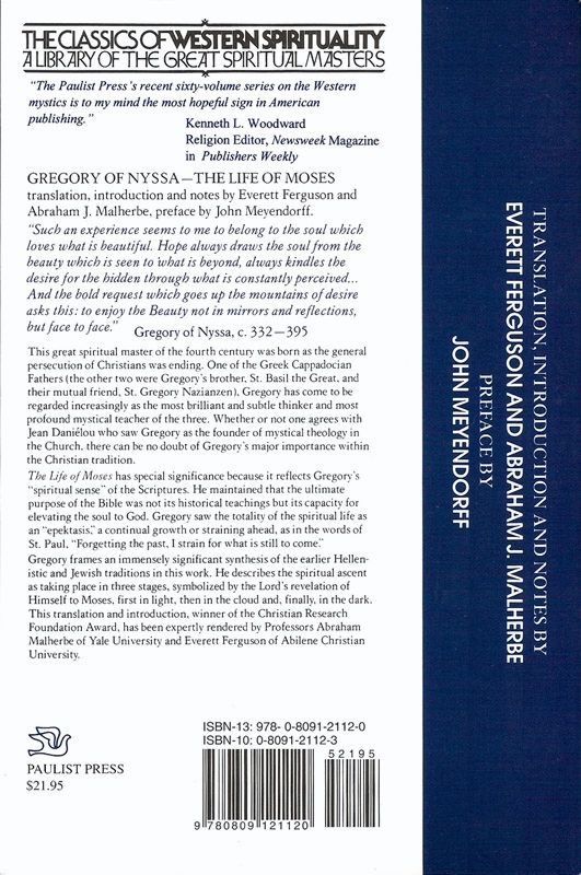 Gregory of Nyssa Life of Moses
