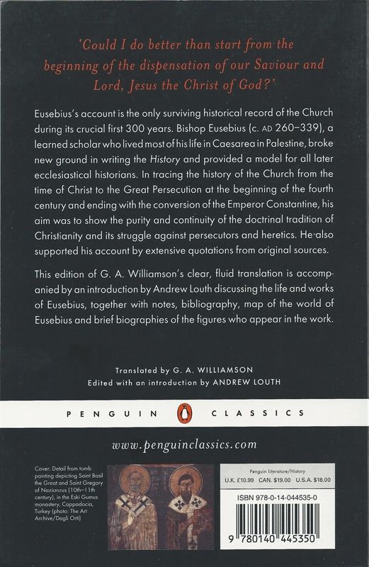 History of the Church Eusebius