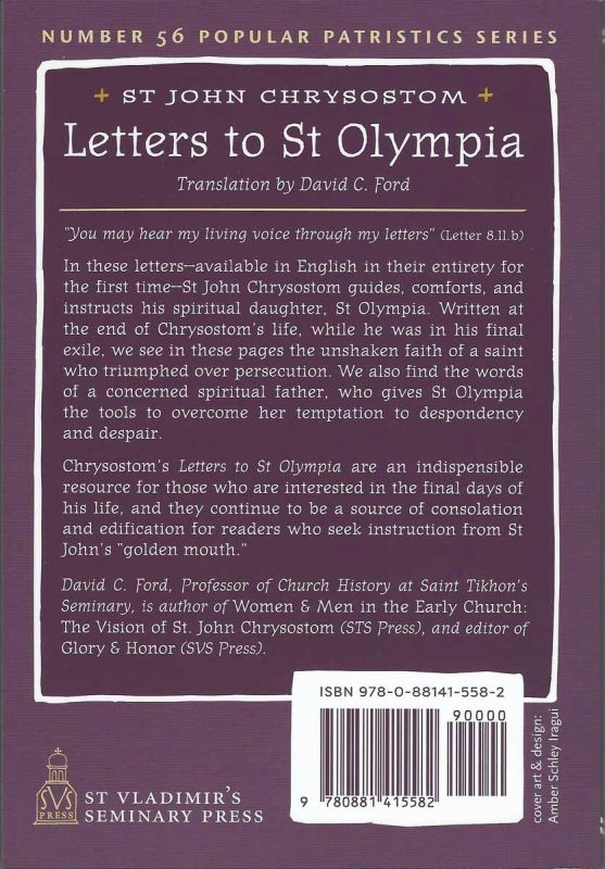 Letters to Saint Olympia