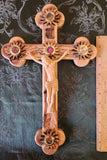Olivewood Cross Budded 16 in