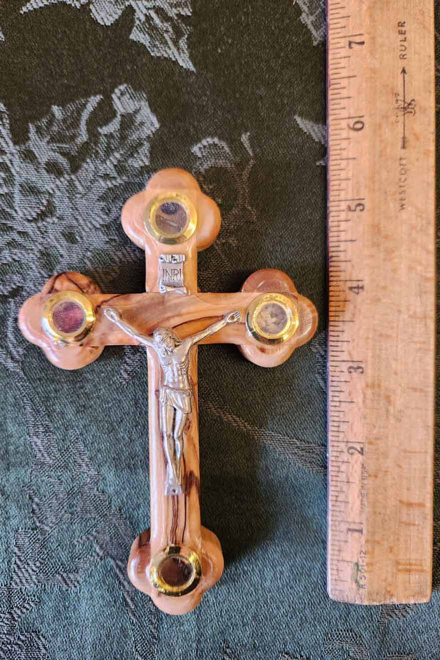 Olivewood Cross Budded 5 in