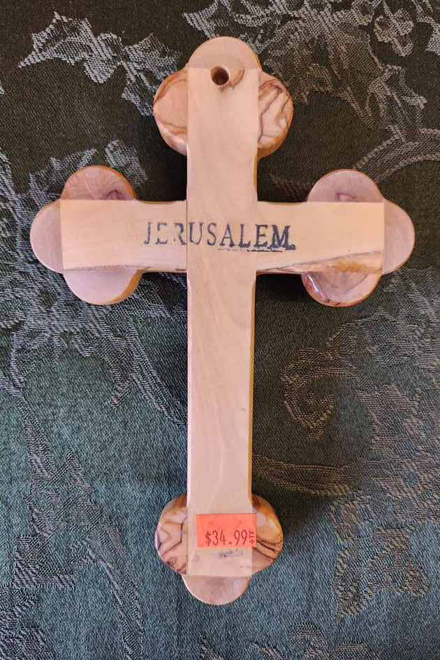 Olivewood Cross Budded 7 in
