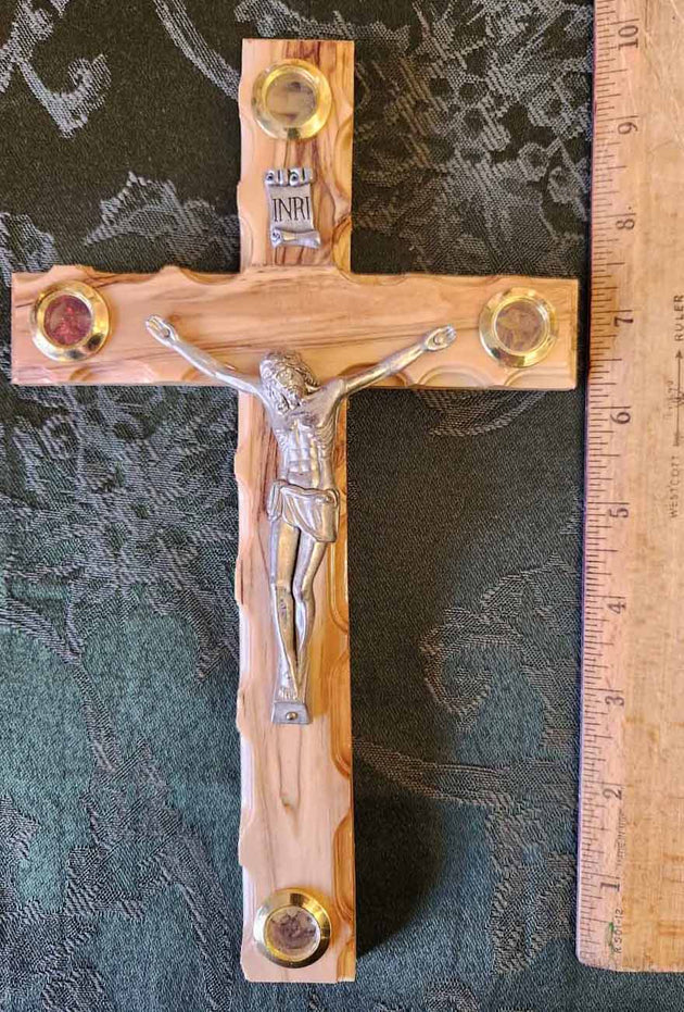 Olivewood Cross Straight 10 in