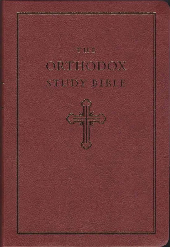 Orthodox Study Bible red leathersoft
