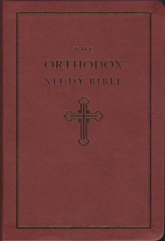 Orthodox Study Bible red leathersoft
